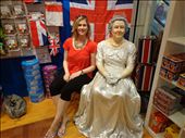 Meeting the Queen!  At the English shop in Melbourne: by lisaj72, Views[252]