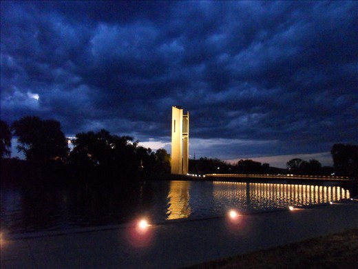 Canberra at night