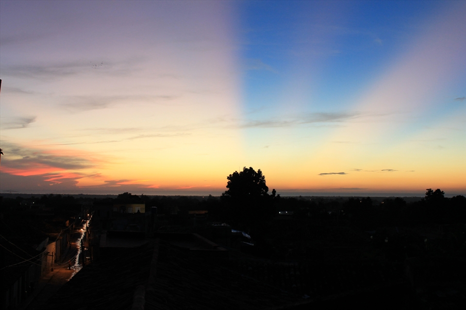 Sunset, thinking about fields and hands. Trinidad, Cuba.
