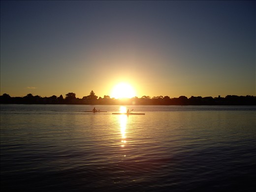 So quiet and peaceful when we reach the river......