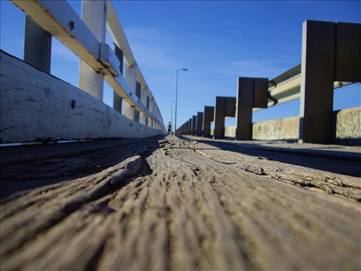 The old bridge that connects Ocean Grove to Barwon Heads