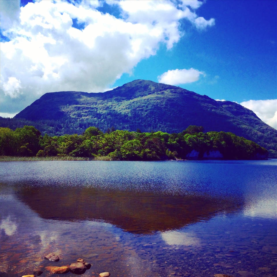 Ireland's highest mountain range, the McGillycuddy's Reeks mountain range within Killarney National Park 