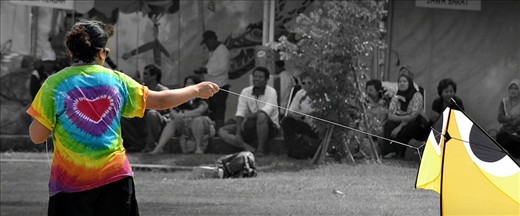 Kite Lover - Taken at International Kite Festival 2012 (Jakarta)