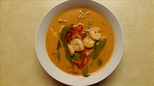 Completed Thai Red Curry