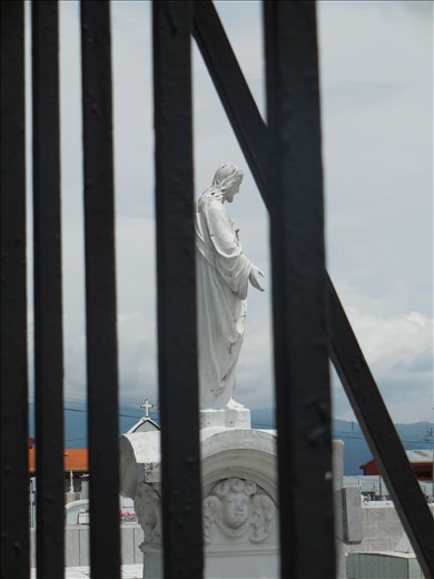 Predominantly Catholic, depictions of Jesus comfort citizens everywhere in CR.