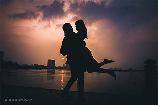 Lovely moment in West Lake - Hanoi