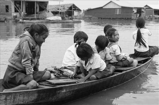Home Time! A delightful time for all paddling home after school!