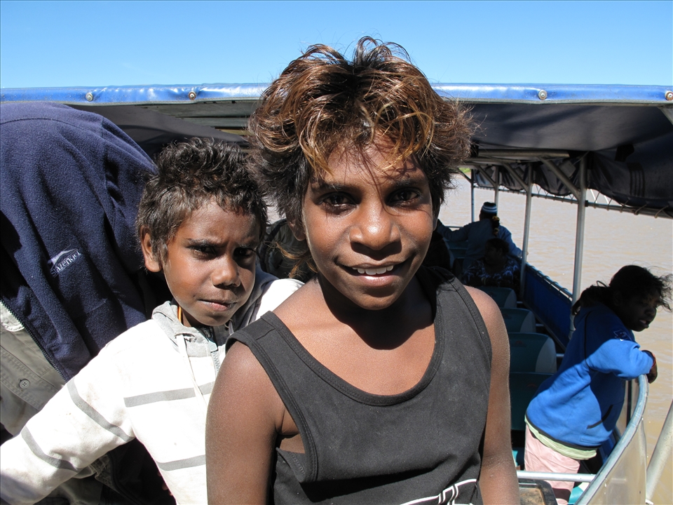 Fin and his younger brother.