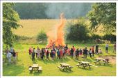 St John’s Day, 24th June, is celebrated with the whole community playing outside, a huge bonfire and shared picnic. This is the festival of the summer solstice. A serpent of fire rises above our heads, spitting, spewing flame after flame.  Bits of ash are dancing in the wind.: by lokodizsolt, Views[478]