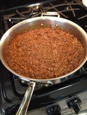 Frito pie meat simmering.: by lolacanola, Views[242]