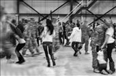Only after the Welcome Home Ceremony can families receive their soldiers. It was a very emotional moment; shouts and happy cries filled the air as they all ran to hug and kiss their soldiers who were away from home for a year serving their country. They are back home at last.: by lolagomez, Views[481]