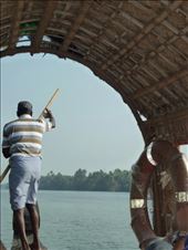 Strongly and surely he guides us down the rivers in Kerala, he has been a thousand times before.: by lollyrogers, Views[258]