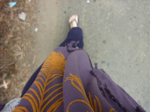 My journey is only just beginning, as I stride forward, behind me are all the places I have been and ahead, who knows.