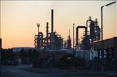 The refinery overwhelmes the land around it, not only with the waste it produces and its size, my the overwhelming odour that is hard to describe.: by lookcloser, Views[281]