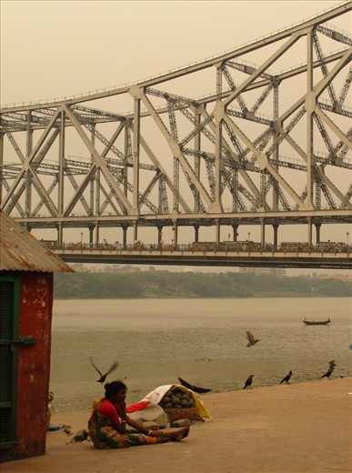 Here I am in Calcutta, searching for the best places to visit, still not really grasping where I am. Living a dream and only waking up when reality hits me. I feel envelop by the amazing colors and smells at the Flower Market. I am floating...but the landing is fast enough; I just need to turn the corner.