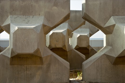 Meanwhile from afar, nature looks calm and forgiving. But somehow she’s always veiled from direct awareness; interspersed by geometrical entities of our making, themselves so innocent, they really have no say in the game, except becoming as silent and gazeful as nature itself.