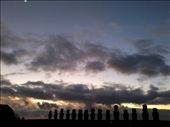 Sunrise in Tongariki Ahu (15 Moais): by loreto, Views[150]