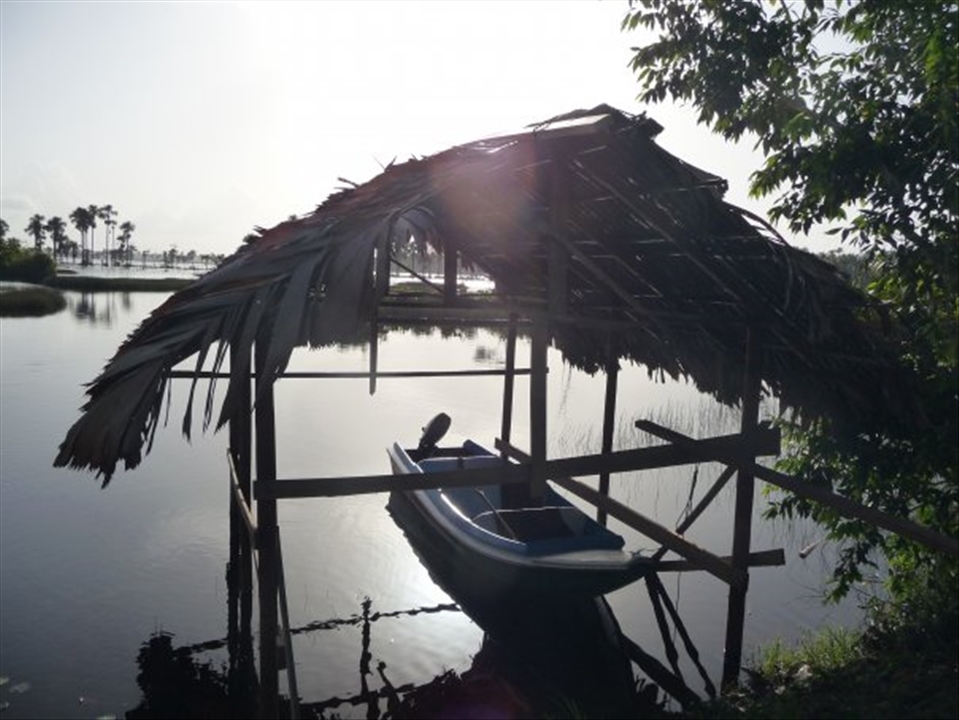 I love that boats are such a prominent mode of transportation in Guyana.