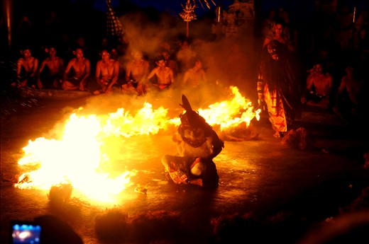 The fire dance in the Uluwatu Temple was amazing!