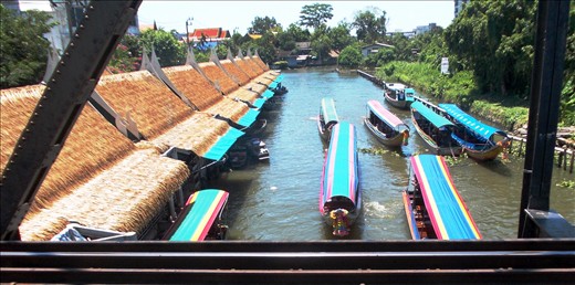 Wat Talingchan is the nearest floating market only 20km from Bangkok city, TH.