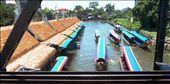 Wat Talingchan is the nearest floating market only 20km from Bangkok city, TH.: by louis, Views[521]
