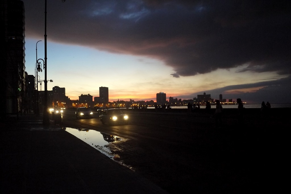 Havana - capping the day by the Malecon