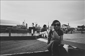 Waiting exhausted at the warf during peak Sydney harbour cruise season, late December: by lov2roam, Views[381]