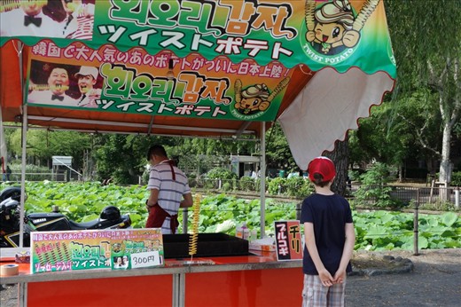 Stall at Ueno Park
