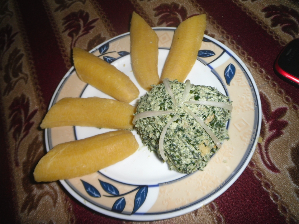 Same dish presented differently