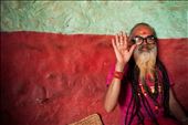 Baba in a Shiva Temple. Shivapuri National Park.: by lucagelsi, Views[365]