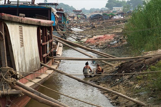 harbour on the River Ayeyardwady