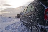 A Different Dartmoor. Frozen roads make the area hard to access.: by lucien, Views[183]