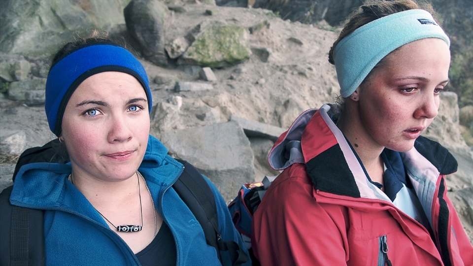 This photo captures the exact moment my sister has an asthma attack. We had just climbed up a steep cliff face and came to rest on that ledge. I checked the playback on my camera and noticed Ellie's face looked strange. By the time I could ask her what was wrong she had stopped breathing. Luckily she carried a respirator with her. 