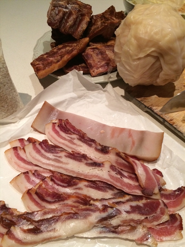 Smoked Spec and Pork bones give Sarma its flavour.