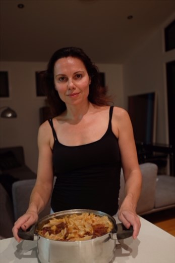 The Sarma is finally ready to eat and it smells great!