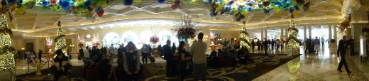 Inside the Bellagio.