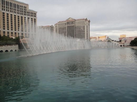 The Bellagio Fountain.