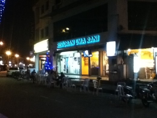 Kuala Lumpur Street at Night.