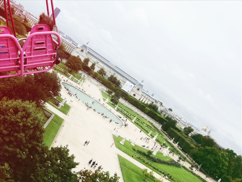 By the end of the day and the trip, me and my sister decided to go to this REALLY tall ride at an amusement park. It was really fast and we were terrified, but even so, I was there with my camera trying to capture the best shot of it.