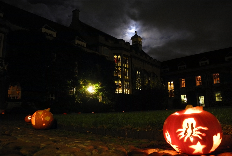 An academic year in Cambridge kicks off gently enough, for instance with a pumpkin-carving competition for Halloween..