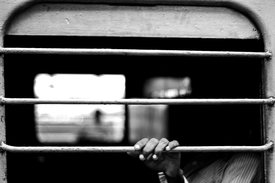 Sleeper wagon in India