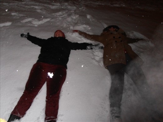 The first snow
To see the first snow after a lot of years was a beautiful experience and see the faces of the people who never seen a real snow was wonderful. To celebrate the winter we had a snow battle and we made a snow man. The first week of winter was magic and beautiful. after the magic, arrived the real cold and our rooms weren’t to much warm and we had a little bit of cold and everyone of us had enough of winter. Unfortunately the winter didn’t had enough of us and wanted to stay in Czech Republic until april.