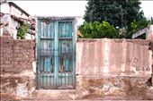 not just a striking blue door, but  a demolished house where a family from Salta lived : by lumochi, Views[393]