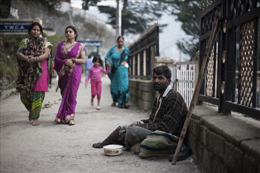 Nikhil's story is full of drama. After the loss of his parents, at the age of 9 he found himself on the street without a roof over his head. The only chance to survive was to become a beggar. Many years he knocked about the country, got leprosy, and returned to Himachal Pradesh in some time. 'I would like to change my life but now who will employ a cripple?' 