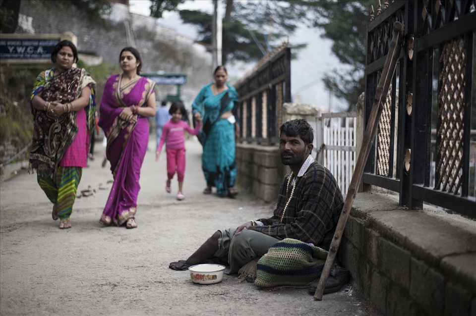Nikhil's story is full of drama. After the loss of his parents, at the age of 9 he found himself on the street without a roof over his head. The only chance to survive was to become a beggar. Many years he knocked about the country, got leprosy, and returned to Himachal Pradesh in some time. 'I would like to change my life but now who will employ a cripple?' 