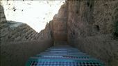 Stairs down terrace of Palais el Badii: by macedonboy, Views[217]