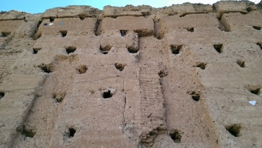 Southern wall of Palais el Badii