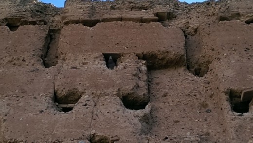Southern wall of Palais el Badii