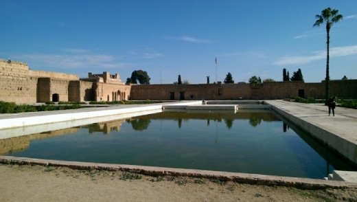 The centre courtyard