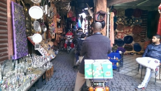 You're driving what down this street?